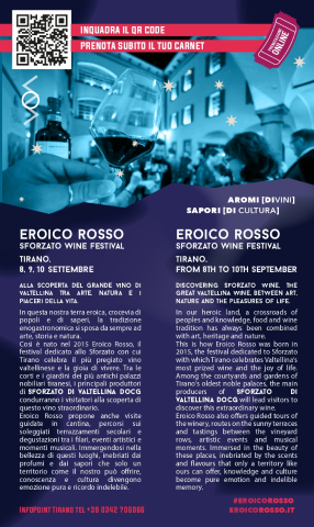 EROICO ROSSO Sforzato Wine Festival 2023 8/  9/  10 settembre