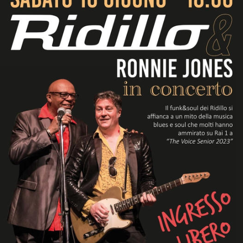 Ridillo & Ronnie Jones in concerto