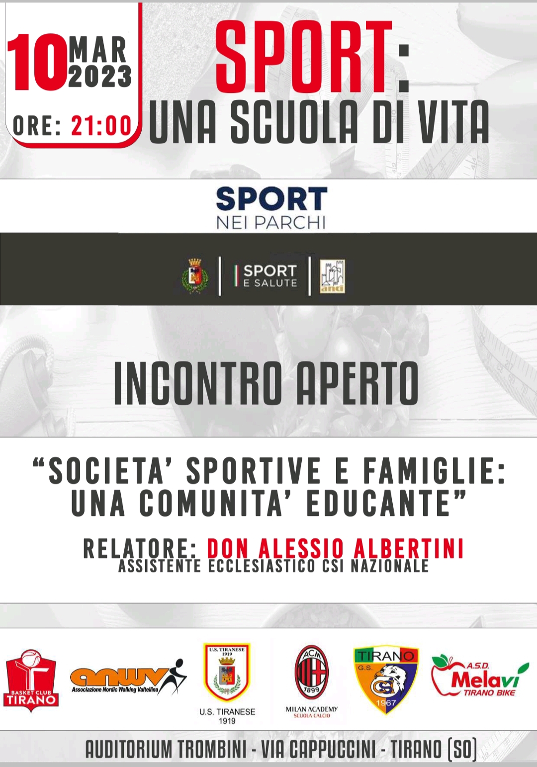 4° incontro "Sport: una scuola di vita"