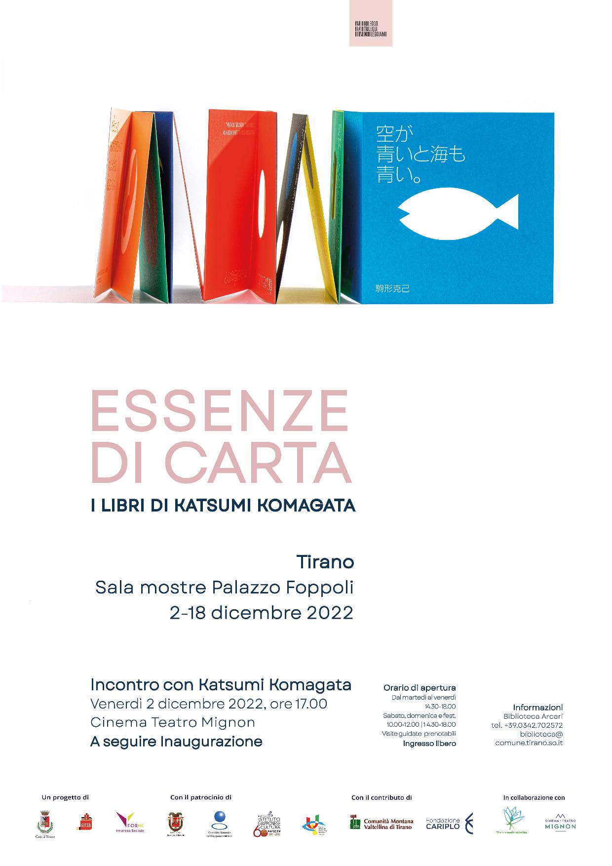 Essenze di carta. I libri di Katsumi Komagata