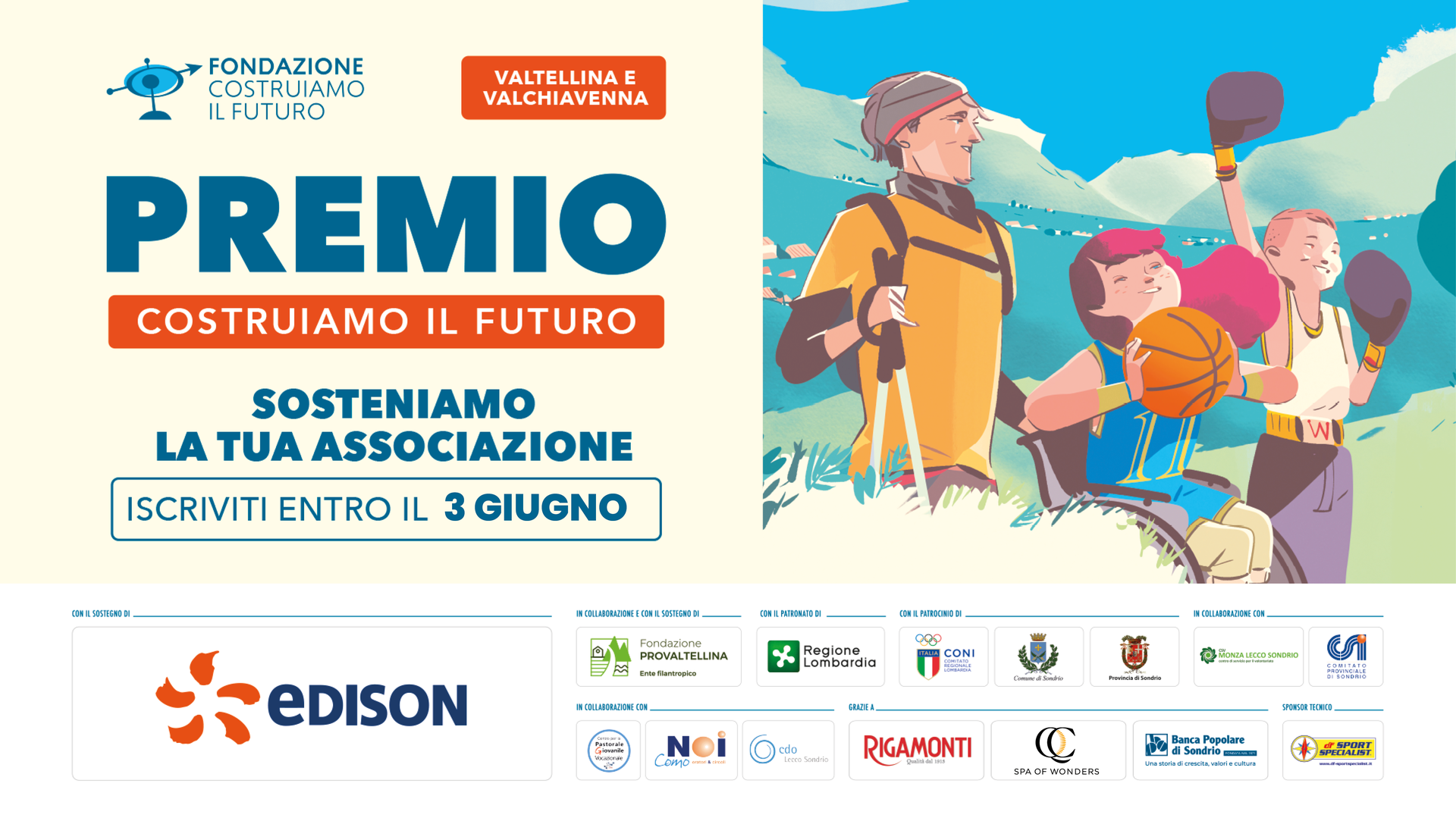Premio COSTRUIAMO IL FUTURO 2024 - Valtellina e Valchiavenna - V Edizione
